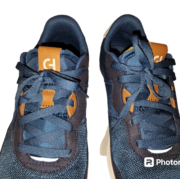 Cole Haan Men's Zerogrand All Day Runner Sneaker Ensign Blue/ Ivory 10.5M Navy - Picture 3 of 15